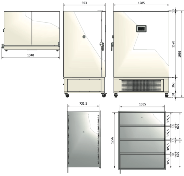 Морозильная камера VF1000-86G SX со сверхнизкой температурой -86C