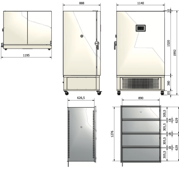 Морозильная камера VF720-86G со сверхнизкой температурой -86C